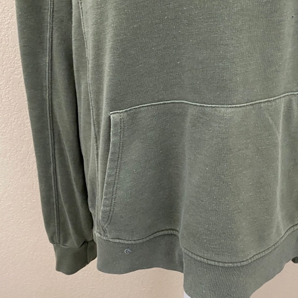 Time and Tru Sage/Olive Green V-Neck Hoodie. Size XL. (16/18). Front Pocket. - Picture 7 of 12